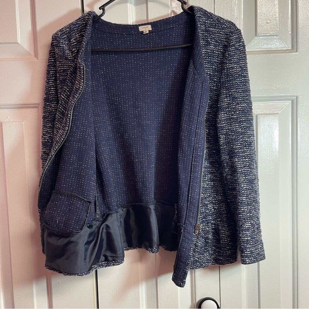 Jcrew peplum blazer N8 - Picture 3 of 5